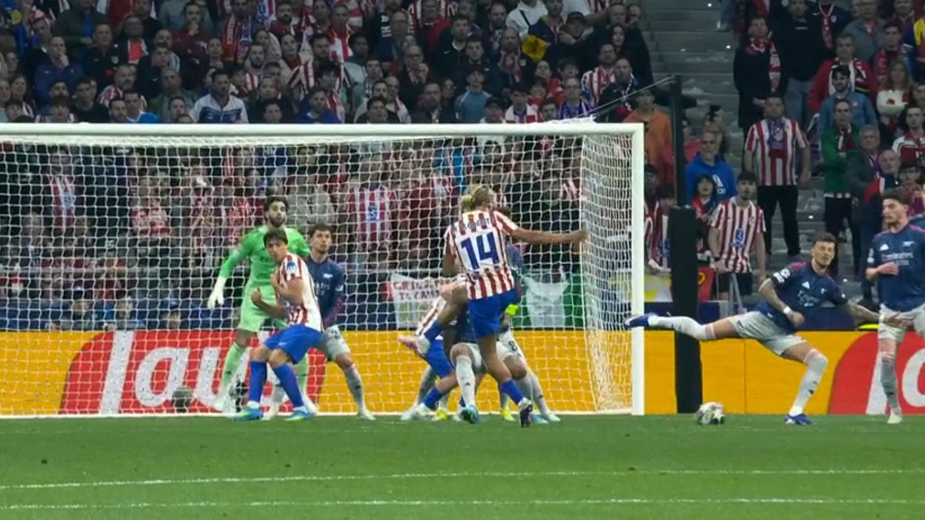 Atlético 1-1 Arsenal: dos penaltis abren la semifinal en Madrid