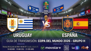 Cuándo y dónde ver Uruguay vs España: horarios y TV del partido del Mundial