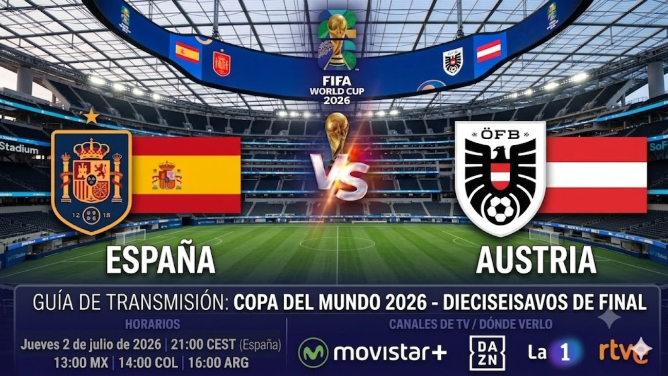 Cuándo y dónde ver España vs Austria: horarios y TV del partido del Mundial