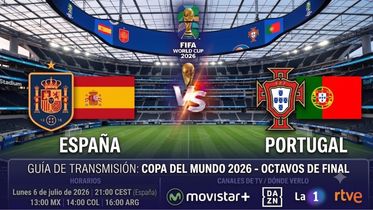 Cuándo y dónde ver España vs Portugal: horarios y TV del partido del Mundial
