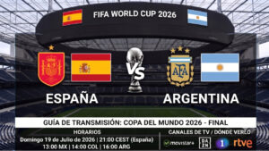 Cuándo y dónde ver España vs Argentina: horarios y TV de la final del Mundial