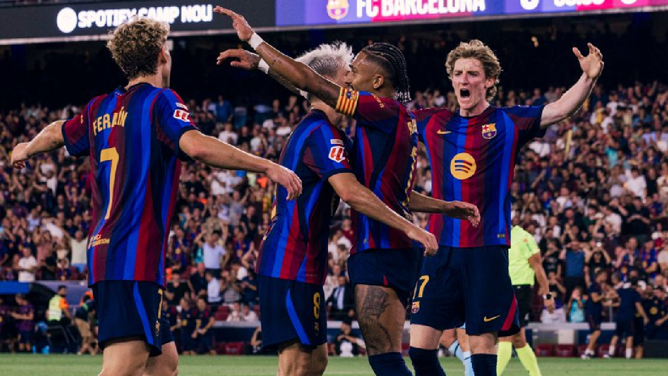 El Barça asume el liderato de LaLiga en la J2