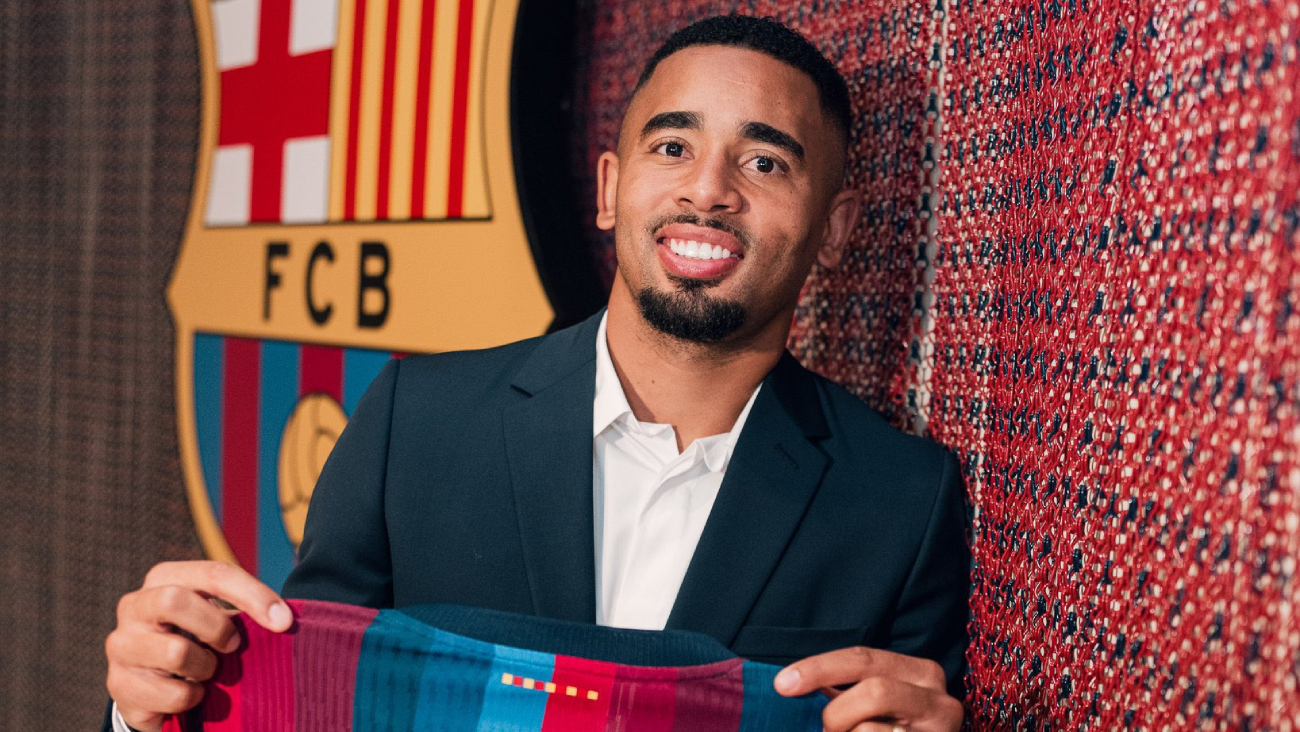 Gabriel Jesus cierra el mercado de refuerzos del Barça