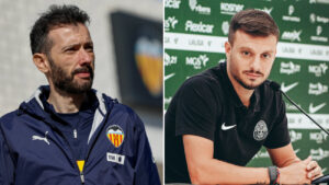 Carlos Corberán y Martín Anselmi, primeros entrenadores en la 'cuerda floja' en LaLiga 26-27