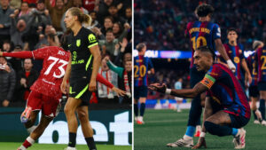 Champions: el Barça se divierte con el Feyenoord; el Atlético sufre en Anfield