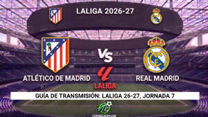 Atlético vs Real Madrid: horarios y guía de TV del partido de LaLiga 26-27