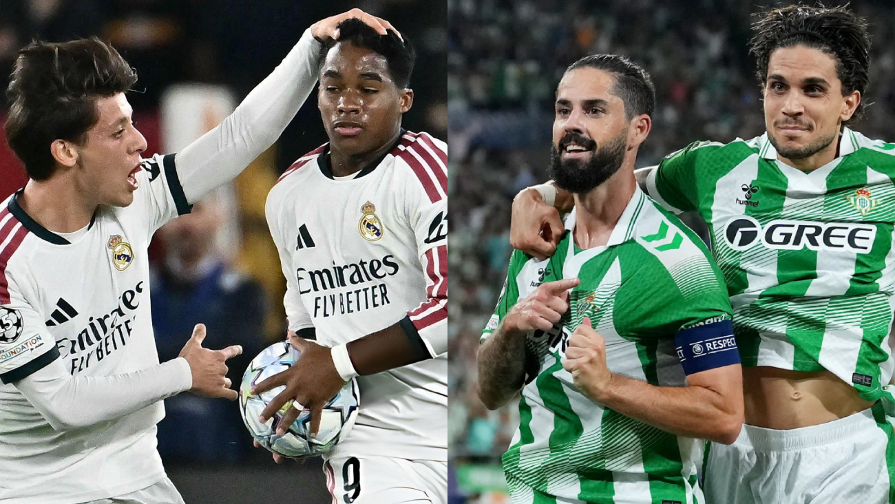 Champions: históricas remontadas de Betis y Real Madrid; plenazo de LaLiga